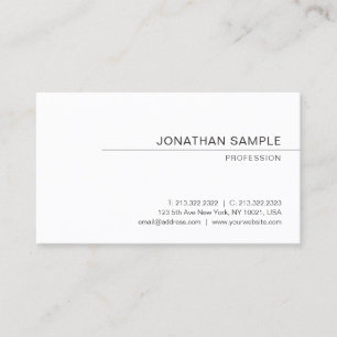 Professionell Modern Elegant Enkel Design Trendig Visitkort