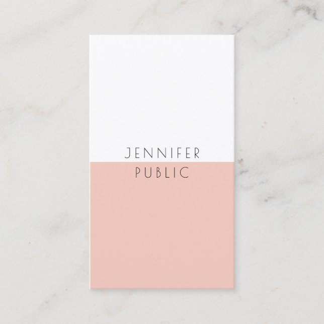 Professionell Modern Elegant - minimalistisk mall Visitkort (Framsida)