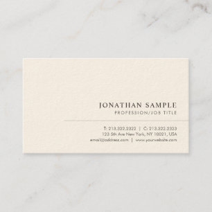 Professionell Modern Elegant Minimalistisk Mall Visitkort
