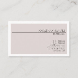 Professionell Modern Elegant - minimalistiskt stan Visitkort