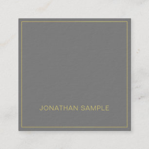 Professionell Modern Elegant Premium Tjock lyx Fyrkantigt Visitkort