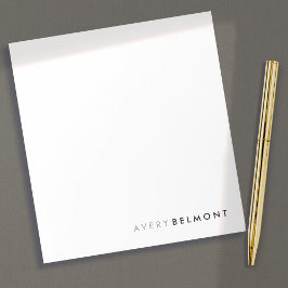 Professionell Modern enkel, svart, minimalistisk Anteckningsblock