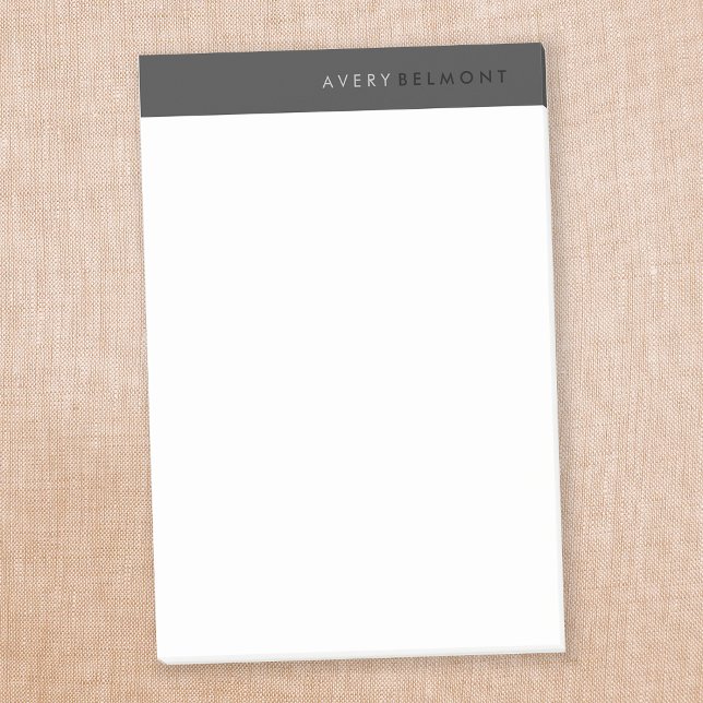 Professionell Modern enkel, svart, minimalistisk Post-it Block (Skapare uppladdad)