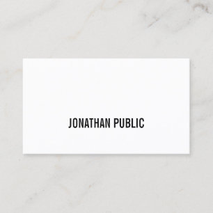 Professionell Modern Graphic Elegant Sleek Plain Visitkort