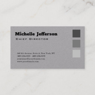 Professionell Modern Grått Minimalist Plain Simple Visitkort