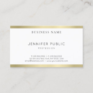Professionell Modern Guld-design - liten formgivni Visitkort
