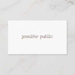 Professionell Modern Hand Script-teckensnittsmall Visitkort