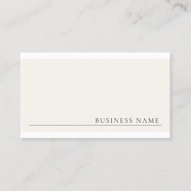 Professionell Modern Kreativ Minimalistisk Design Visitkort (Framsida)