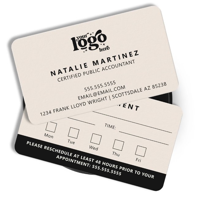 Professionell Modern Logotyp Nästa Möte Visitkort (Skapare uppladdad)