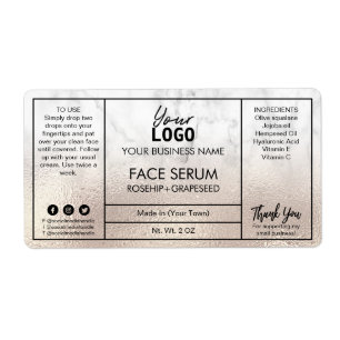 Professionell Modern marble Ansikte Serum Ro Guld Fraktsedel