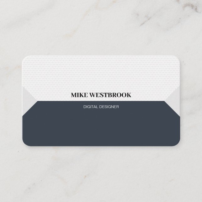 Professionell Modern minimal, Anpassningsbar Perso Visitkort (Framsida)