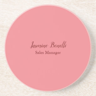 Professionell Modern Minimalist Add Namn Personal Underlägg