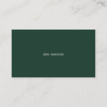 Professionell Modern Minimalist Emerald Grönt