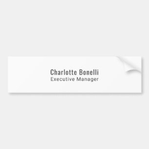 Professionell Modern Minimalist Enkel Bildekal