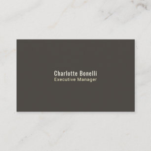Professionell Modern Minimalist Enkel Visitkort