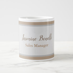 Professionell Modern Minimalist Jumbo Mugg