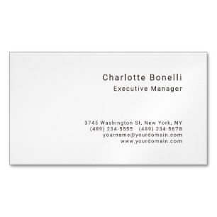 Professionell Modern Minimalist Magnetiska Visitkort