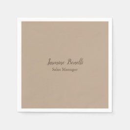 Professionell Modern Minimalist Pappersservett