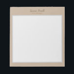 Professionell Modern Minimalist Pastel Färg Anteckningsblock<br><div class="desc">Du kan enkelt ändra Typsnitt,  bakgrundsbild och Färg,  Brev-tecken.</div>