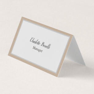 Professionell Modern Minimalist Visitkort