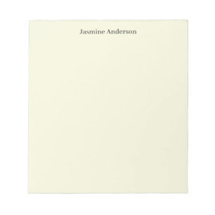 Professionell Modern minimalistisk Beige Färg Anteckningsblock