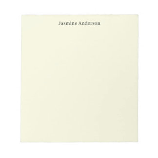 Professionell Modern minimalistisk Beige Färg Anteckningsblock