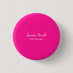 Professionell Modern Minimalistisk djup Rosa Knapp