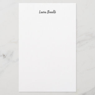 Professionell Modern Minimalistisk Enkel Brevpapper