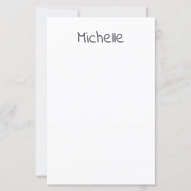 Professionell Modern Minimalistisk Enkel Egen Namn (Framsida)