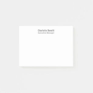 Professionell Modern Minimalistisk Enkel Post-it Block