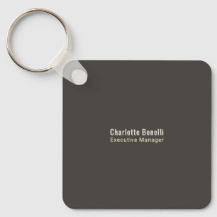 Professionell Modern Minimalistisk Enkel Rund Hörn Nyckelring