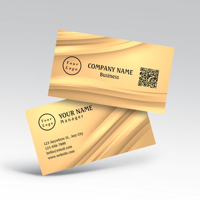 Professionell Modern Minimalistisk Logotyp Qr-kod Visitkort (Skapare uppladdad)