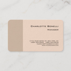 Professionell Modern minimalistisk Plain Pastel Fä Visitkort