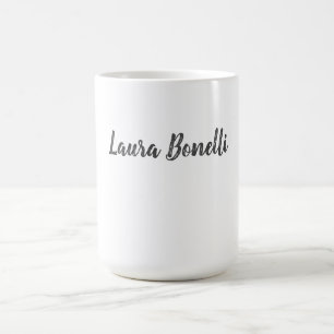 Professionell Modern Minimalistisk platt Lägg till Kaffemugg