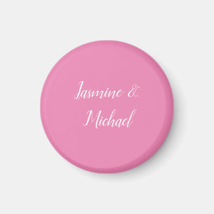 Professionell Modern Minimalistisk Rosa Färg Magnet
