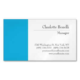 Professionell Modern Minimalistisk slapp Magnetiska Visitkort