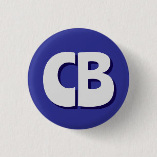Professionell Modern Monogram Minimalist Initialer Knapp