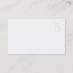 Professionell Modern monogram - minimalistisk mall Visitkort