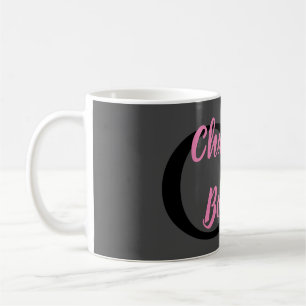Professionell Modern Monogram Namn-minimalist Kaffemugg