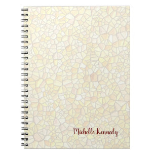 Professionell Modern Mosaik Design Minimalistisk Anteckningsbok