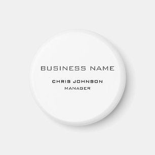Professionell Modern Plain Simple Magnet