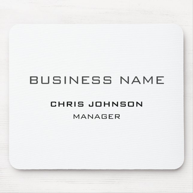 Professionell Modern Plain Simple Musmatta (Framsidan)