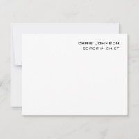 Professionell Modern Plain Simple