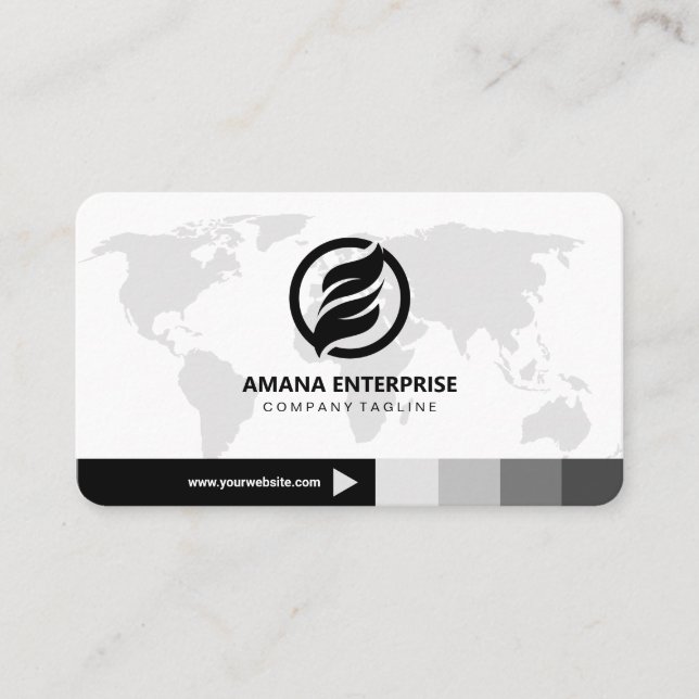 Professionell Modern QR Anpassningsbar Personlig f Visitkort (Framsida)