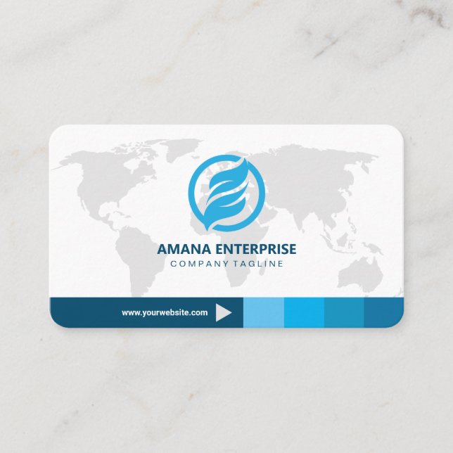 Professionell Modern QR Anpassningsbar Personlig f Visitkort (Framsida)