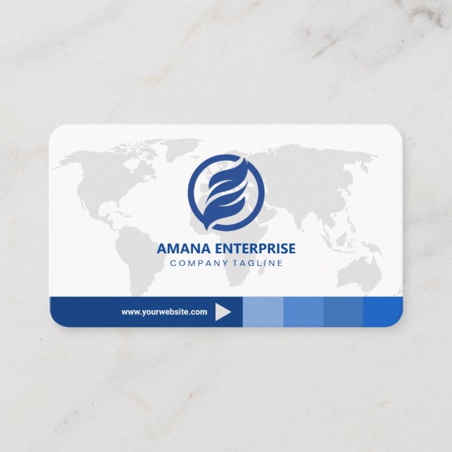 Professionell Modern QR Anpassningsbar Personlig f Visitkort (Framsida)