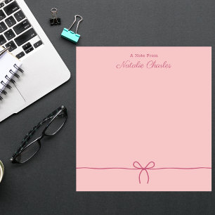 Professionell Modern Rosa  för minimalistisk Snygg Anteckningsblock