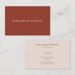 Professionell Modern Simple Design Elegant Templat Visitkort