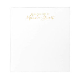 Professionell modern skrift anteckningsblock