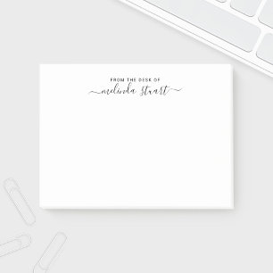 Professionell Modern skript Post-it Block